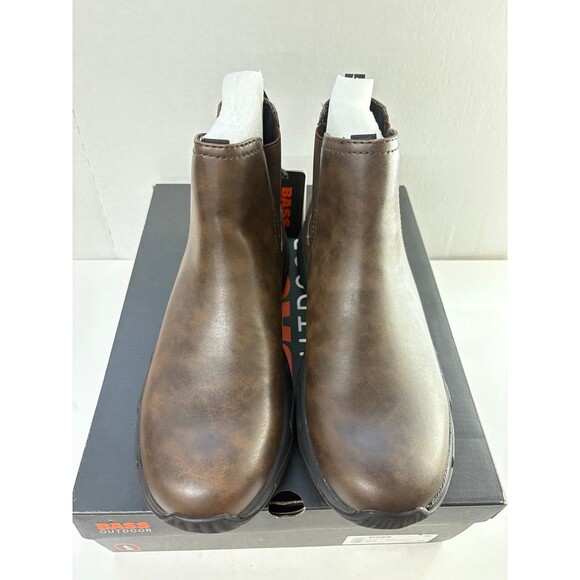 Bass Outdoor Men's Field Chelsea Boot Brown Cushioned Rubber Bottom Sz 10M - Picture 5 of 6